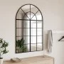 Espejo de pared arco de hierro negro 80x120 cm de , Espejos - Ref: Foro24-3200608, Precio: 152,88 €, Descuento: %