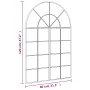 Espejo de pared arco de hierro negro 80x120 cm de , Espejos - Ref: Foro24-3200608, Precio: 152,88 €, Descuento: %