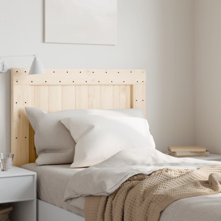 Cabecero de madera maciza de pino 90x104 cm de , Cabeceros y pies de cama - Ref: Foro24-358390, Precio: 40,73 €, Descuento: %