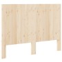 Cabecero de madera maciza de pino 140x104 cm de , Cabeceros y pies de cama - Ref: Foro24-358392, Precio: 81,83 €, Descuento: %