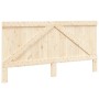 Cabecero de madera maciza de pino 200x104 cm de , Cabeceros y pies de cama - Ref: Foro24-358402, Precio: 104,10 €, Descuento: %