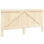 Cabecero de madera maciza de pino 200x104 cm de , Cabeceros y pies de cama - Ref: Foro24-358402, Precio: 102,73 €, Descuento: %