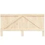 Cabecero de madera maciza de pino 200x104 cm de , Cabeceros y pies de cama - Ref: Foro24-358402, Precio: 102,73 €, Descuento: %