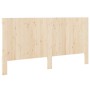 Cabecero de madera maciza de pino 200x104 cm de , Cabeceros y pies de cama - Ref: Foro24-358402, Precio: 104,10 €, Descuento: %