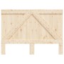 Cabecero de madera maciza de pino 140x104 cm de , Cabeceros y pies de cama - Ref: Foro24-358399, Precio: 59,24 €, Descuento: %