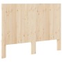 Cabecero de madera maciza de pino 140x104 cm de , Cabeceros y pies de cama - Ref: Foro24-358399, Precio: 59,24 €, Descuento: %