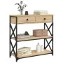 Mesa consola madera de ingeniería roble Sonoma 75x28x75 cm de , Mesas auxiliares - Ref: Foro24-834196, Precio: 82,68 €, Descu...
