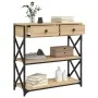 Mesa consola madera de ingeniería roble Sonoma 75x28x75 cm de , Mesas auxiliares - Ref: Foro24-834196, Precio: 82,68 €, Descu...