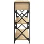Mesa consola madera de ingeniería roble Sonoma 75x28x75 cm de , Mesas auxiliares - Ref: Foro24-834196, Precio: 82,68 €, Descu...