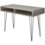 Escritorio con 2 compartimentos gris de vidaXL, Escritorios - Ref: Foro24-20136, Precio: 74,58 €, Descuento: %