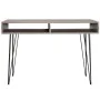Escritorio con 2 compartimentos gris de vidaXL, Escritorios - Ref: Foro24-20136, Precio: 74,58 €, Descuento: %