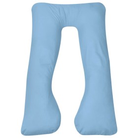 Almohada de embarazo azul claro 90x145 cm de vidaXL, Almohadas - Ref: Foro24-131588, Precio: 44,88 €, Descuento: %