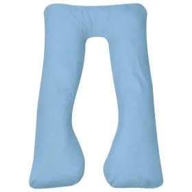 Almohada de embarazo azul claro 90x145 cm de vidaXL, Almohadas - Ref: Foro24-131588, Precio: 40,80 €, Descuento: %