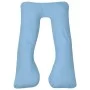 Almohada de embarazo azul claro 90x145 cm de vidaXL, Almohadas - Ref: Foro24-131588, Precio: 40,80 €, Descuento: %