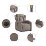 Sillón de masaje eléctrico reclinable elevable tela taupé en Sillones | Comprar online en Foru.es