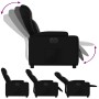 Sillón reclinable eléctrico de cuero sintético negro en Sillones | Comprar online en Foru.es