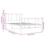 Estructura de cama con cabecero y estribo metal negro 80x200 cm de , Camas y somieres - Ref: Foro24-352489, Precio: 62,13 €, ...