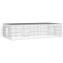 Jaula para conejos 2 paneles hierro galvanizado 220x110x55 cm de , Jaulas y habitáculos para animales pequeños - Ref: Foro24-...