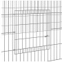 Jaula para conejos 2 paneles hierro galvanizado 220x110x55 cm de , Jaulas y habitáculos para animales pequeños - Ref: Foro24-...