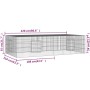 Jaula para conejos 2 paneles hierro galvanizado 220x110x55 cm de , Jaulas y habitáculos para animales pequeños - Ref: Foro24-...