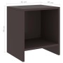 Mesitas de noche 2 uds madera de pino marrón oscuro 35x30x40 cm de vidaXL, Mesitas de noche - Ref: Foro24-322242, Precio: 49,...