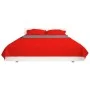 Cubrecama acolchado doble cara 230x260 cm rojo y gris de vidaXL, Colchas y edredones - Ref: Foro24-131557, Precio: 24,21 €, D...