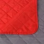 Cubrecama acolchado doble cara 230x260 cm rojo y gris de vidaXL, Colchas y edredones - Ref: Foro24-131557, Precio: 24,21 €, D...