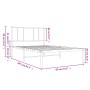 Estructura de cama con cabecero metal negro 80x200 cm de , Camas y somieres - Ref: Foro24-352471, Precio: 60,88 €, Descuento: %