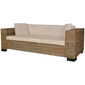 Three-seater sofa set 8 pieces real rattan by vidaXL, Sofas - Ref: Foro24-243246, Price: 491,21 €, Discount: %