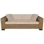 Dreisitzer-Sofagarnitur 8-teilig aus echtem Rattan von vidaXL, Sofas - Ref: Foro24-243246, Preis: 491,21 €, Rabatt: %