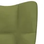 Silla de relajación de terciopelo verde claro de , Sillones - Ref: Foro24-328164, Precio: 112,05 €, Descuento: %