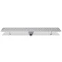 Stainless steel bubble linear shower drain 930x140 mm by vidaXL, Drains - Ref: Foro24-142193, Price: 50,17 €, Discount: %