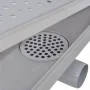 Stainless steel bubble linear shower drain 930x140 mm by vidaXL, Drains - Ref: Foro24-142193, Price: 50,17 €, Discount: %