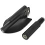 Pala plegable acero de carbono negra de vidaXL, Palas y picos - Ref: Foro24-142228, Precio: 14,10 €, Descuento: %