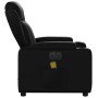 Sillón de masaje reclinable eléctrico cuero sintético negro en Sillones | Comprar online en Foru.es