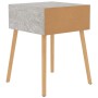 Mesitas de noche 2 uds madera de ingeniería gris hormigón de vidaXL, Mesitas de noche - Ref: Foro24-326804, Precio: 89,78 €, ...