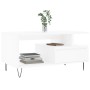 Mesa de centro madera contrachapada blanca 90x49x45 cm de , Mesas de centro - Ref: Foro24-831020, Precio: 73,87 €, Descuento: %