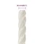 White polypropylene work rope 16 mm 250 m by , Ropes and metal cords - Ref: Foro24-153067, Price: 161,91 €, Discount: %