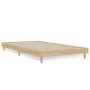 Estructura de cama madera de ingeniería roble Sonoma 100x200 cm de , Camas y somieres - Ref: Foro24-832056, Precio: 81,05 €, ...