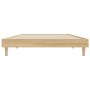 Estructura de cama madera de ingeniería roble Sonoma 100x200 cm de , Camas y somieres - Ref: Foro24-832056, Precio: 81,05 €, ...