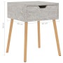 Mesitas de noche 2 uds madera de ingeniería gris hormigón de vidaXL, Mesitas de noche - Ref: Foro24-326804, Precio: 89,78 €, ...