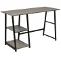 Escritorio con 2 estantes gris y roble de vidaXL, Escritorios - Ref: Foro24-20137, Precio: 105,88 €, Descuento: %