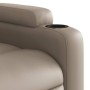 Sillón reclinable de masaje eléctrico cuero sintético capuchino en Sillones | Comprar online en Foru.es