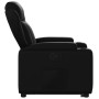 Sillón reclinable elevable cuero artificial negro en Sillones | Comprar online en Foru.es