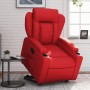 Sillón reclinable elevable cuero artificial rojo en Sillones | Comprar online en Foru.es