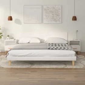 Mesitas de noche 2 unidades blanco brillante 40x35x47 cm de , Mesitas de noche - Ref: Foro24-812019, Precio: 85,97 €, Descuen...
