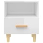 Mesitas de noche 2 unidades blanco brillante 40x35x47 cm de , Mesitas de noche - Ref: Foro24-812019, Precio: 87,29 €, Descuen...