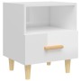 Mesitas de noche 2 unidades blanco brillante 40x35x47 cm de , Mesitas de noche - Ref: Foro24-812019, Precio: 87,29 €, Descuen...