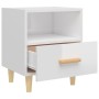 Mesitas de noche 2 unidades blanco brillante 40x35x47 cm de , Mesitas de noche - Ref: Foro24-812019, Precio: 87,29 €, Descuen...