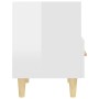 Mesitas de noche 2 unidades blanco brillante 40x35x47 cm de , Mesitas de noche - Ref: Foro24-812019, Precio: 87,29 €, Descuen...